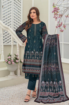 Bint E Hawa  3 piece Embriodered Khaddar  (unstitched)