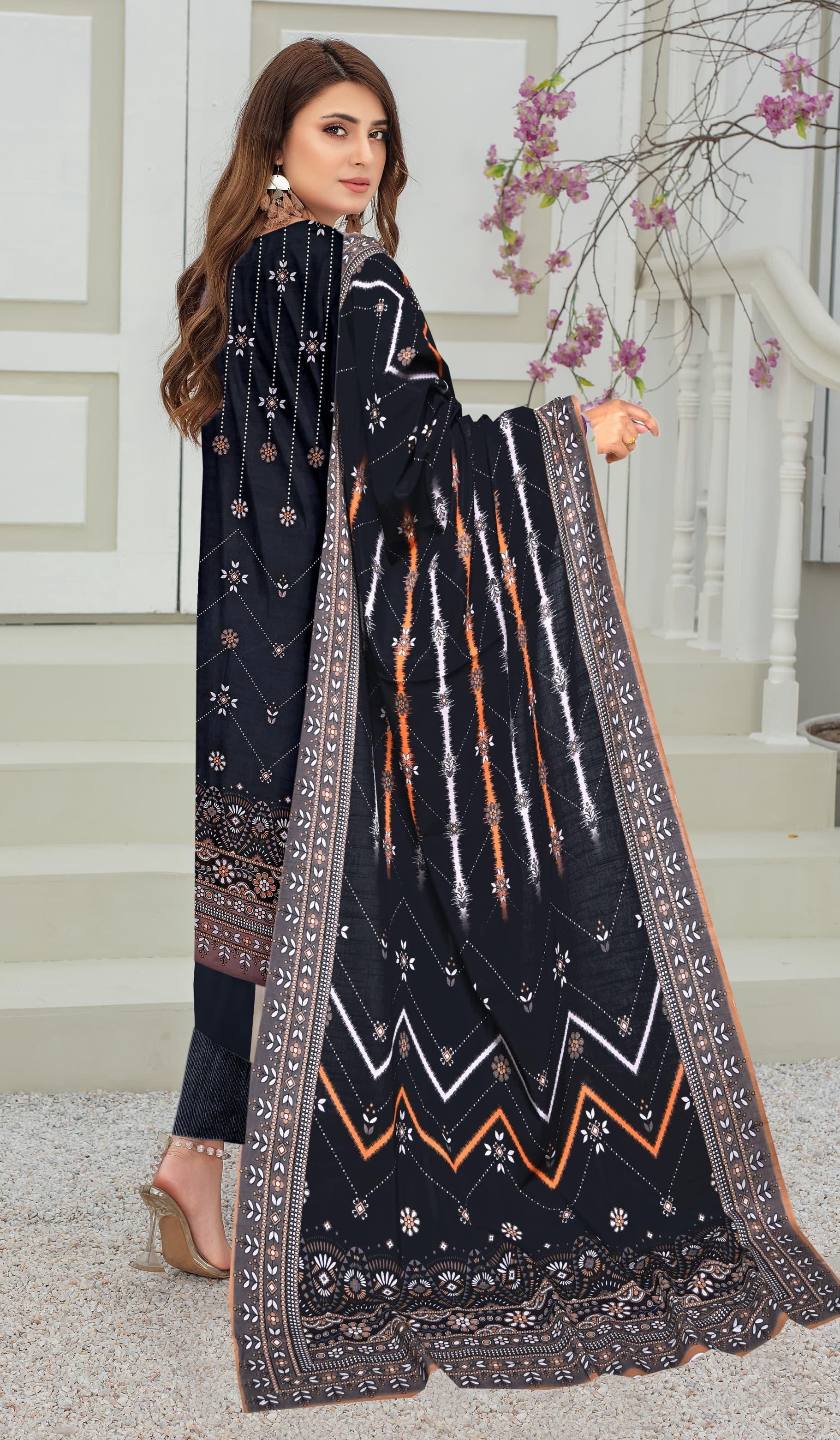 Bint E Hawa  3 piece Embriodered Khaddar (unstitched)