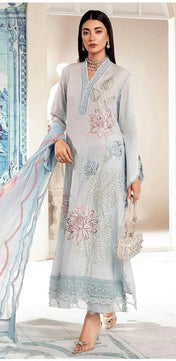 Maria.B. Digital Print Linen Allover 3 Piece (unstitched)